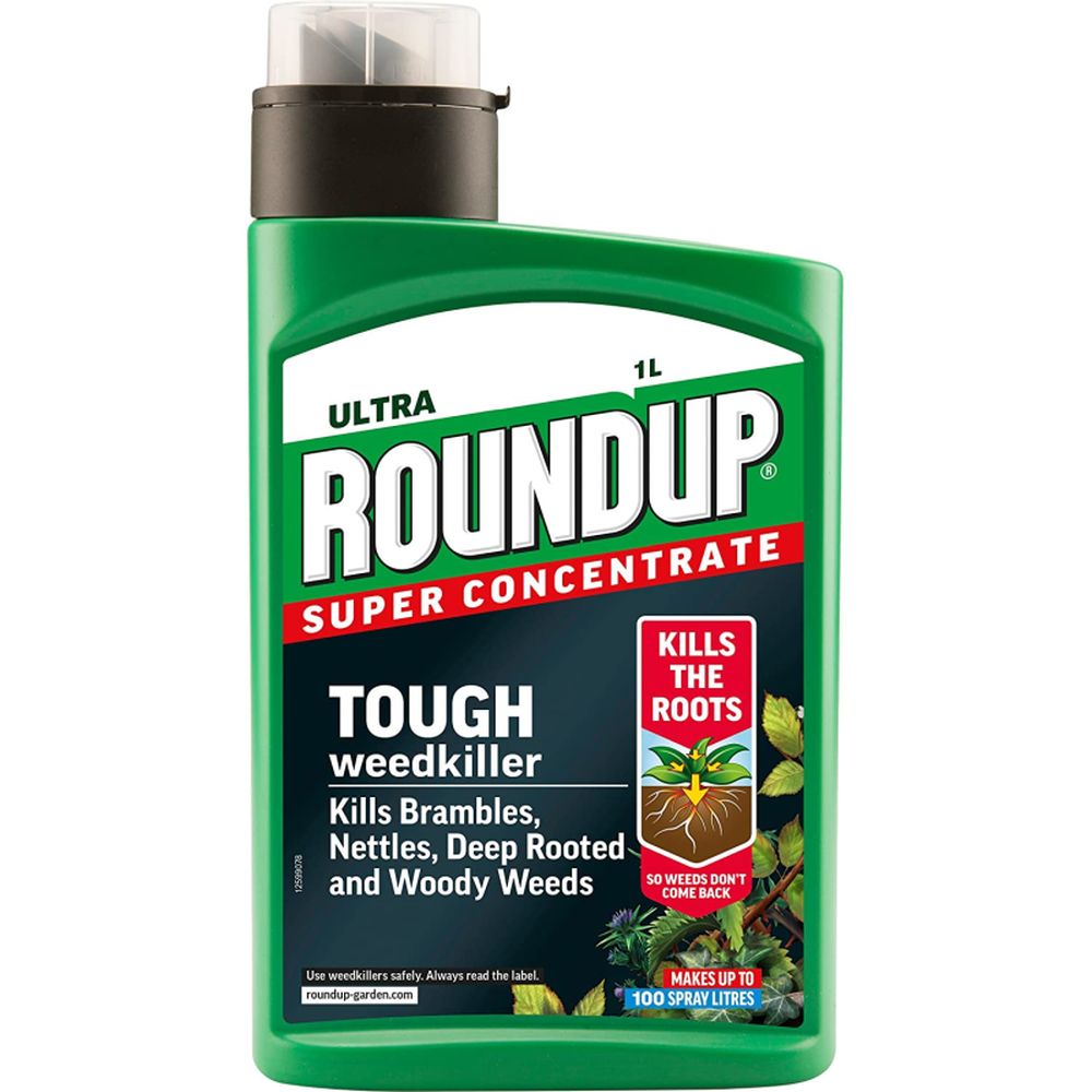 Image of Roundup Tough Concentrate Weedkiller - 1L