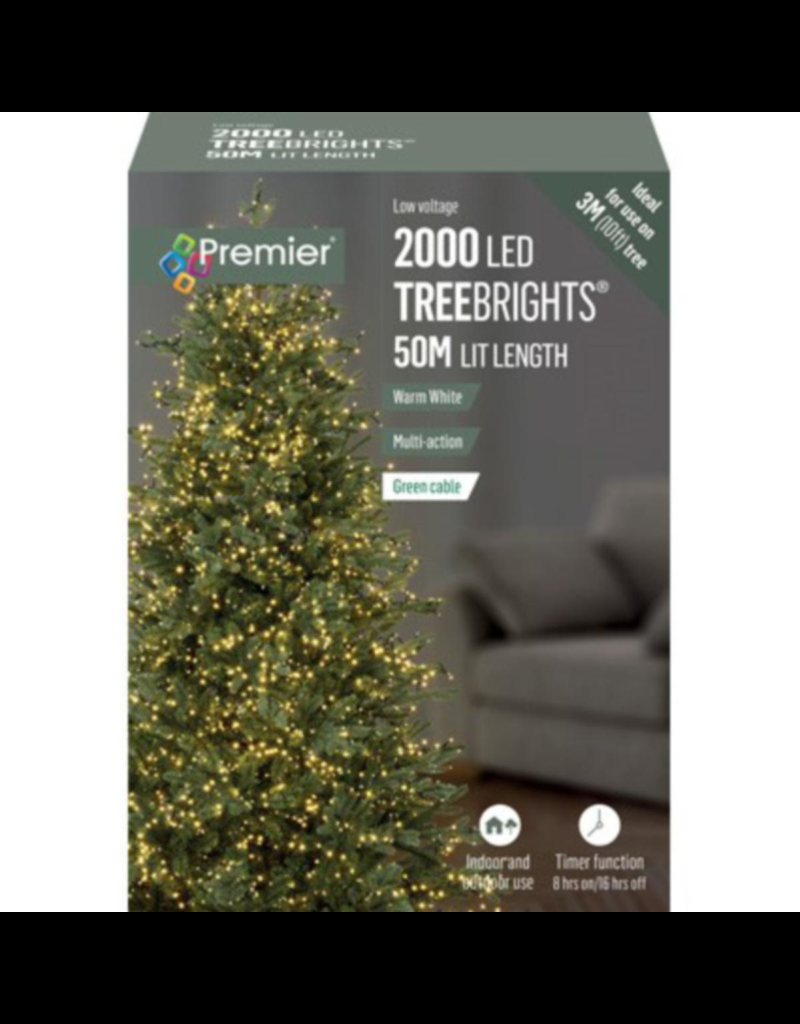 Premier 2000 Multi Action LED Treebrights with Timer (Warm White)