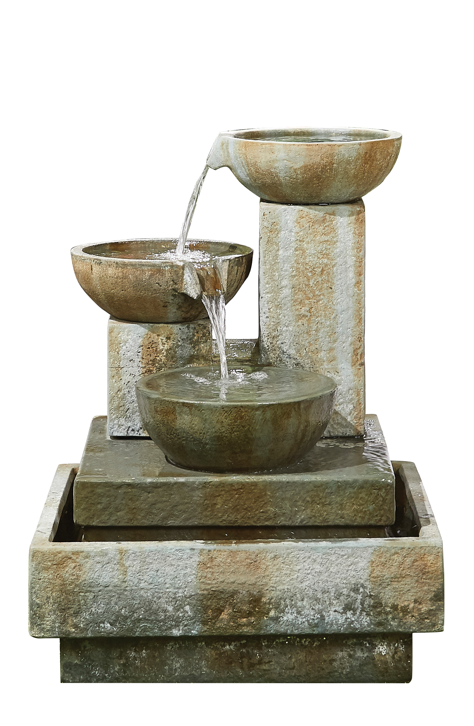 Kelkay Patina Bowls Water Feature