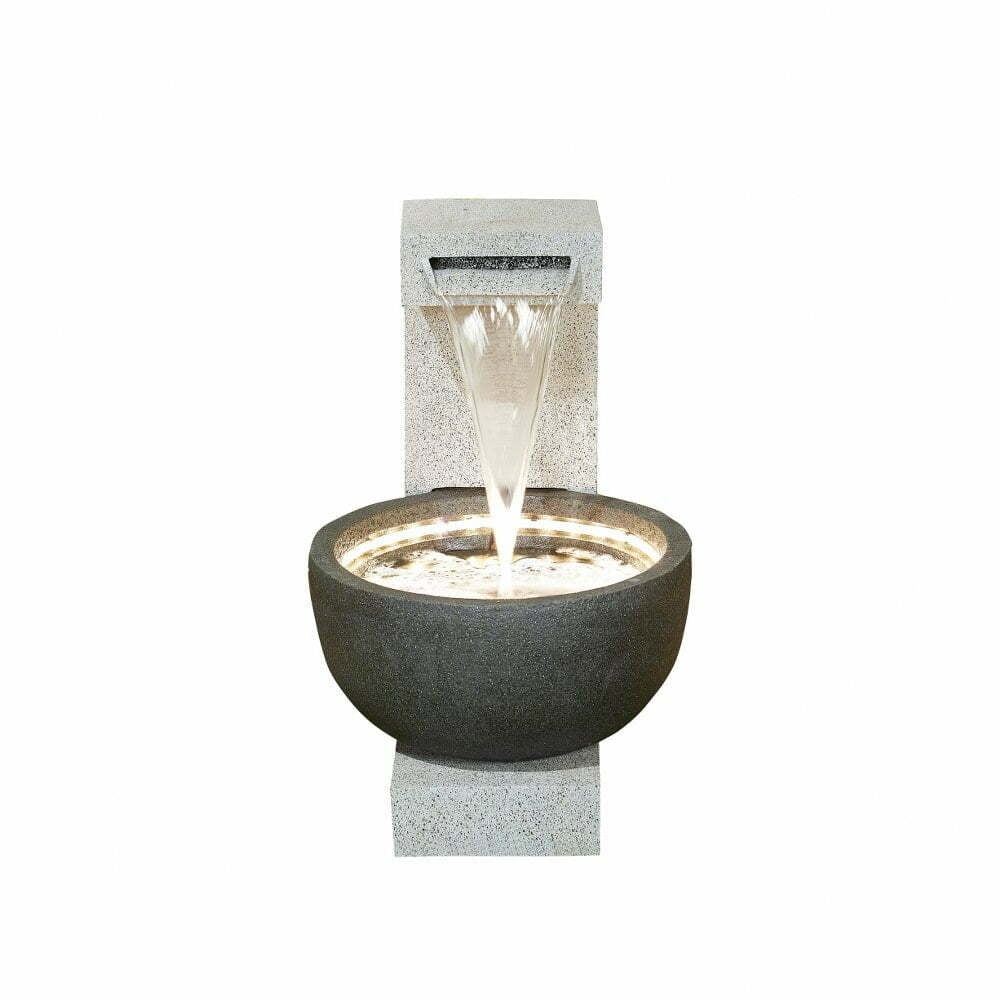 Image of Easy Fountain Solitary Pour Mains Water Feature with LEDs