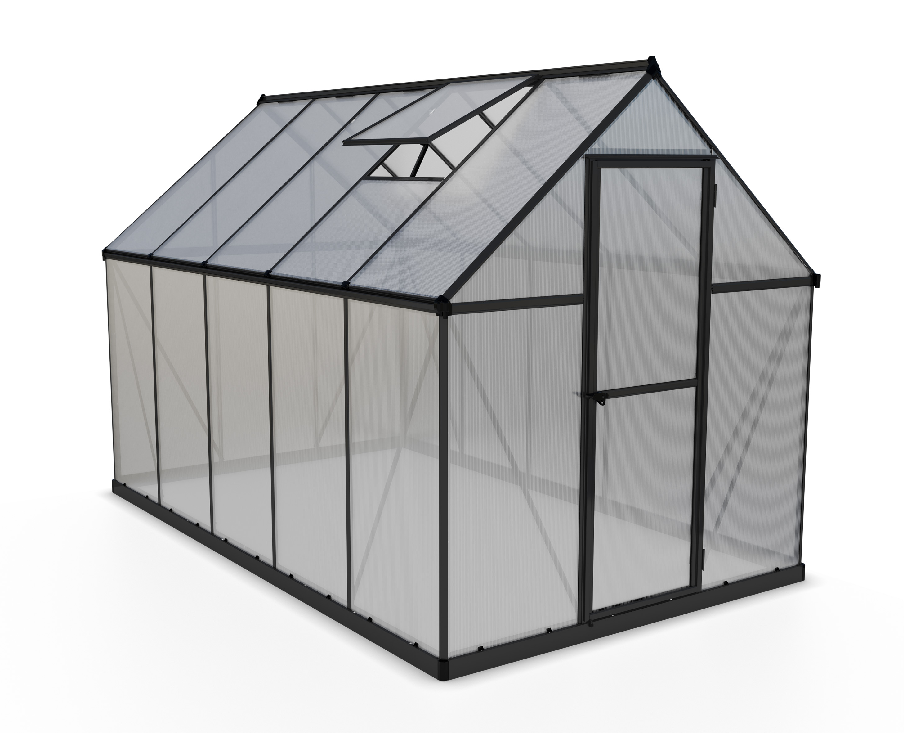 Palram-Canopia Mythos 6x10 Greenhouse (Grey)
