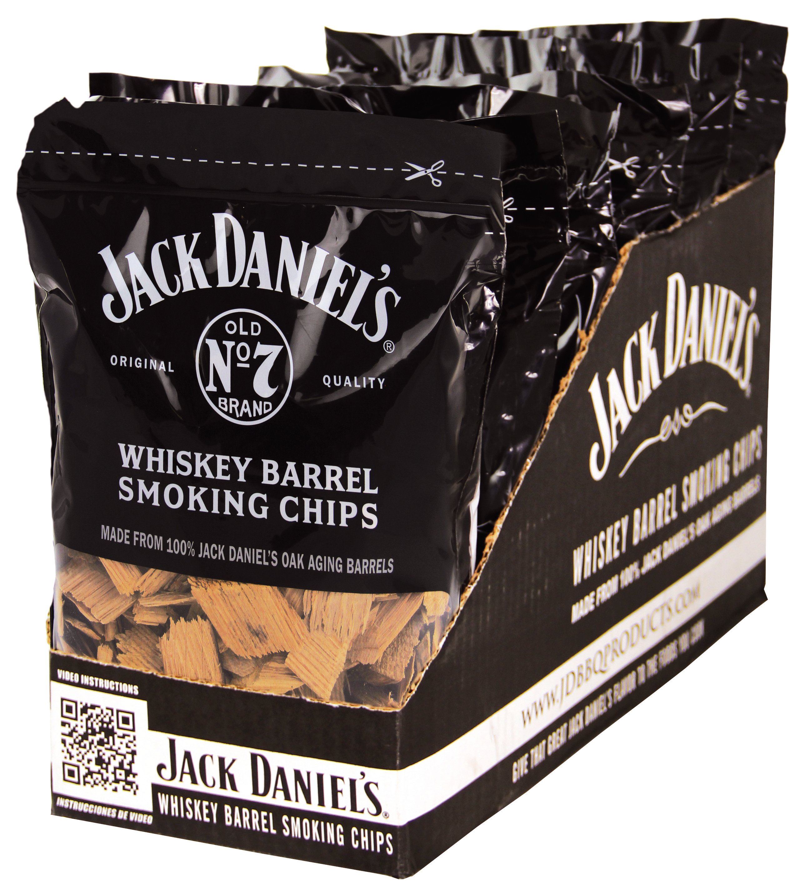 Jack Daniels 900g Whiskey Barrel Smoking Chips