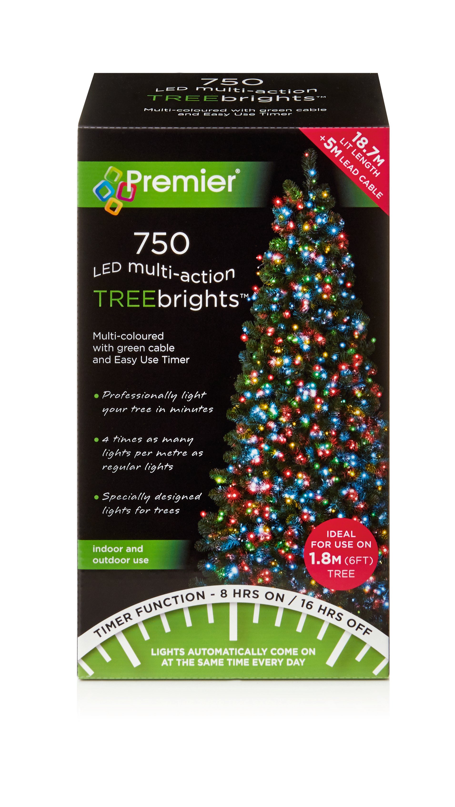 Premier Treebrights 750 Multi Coloured Led’s