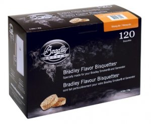 Bradley Mesquite Flavour Bisquettes 120 Pack