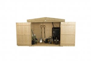 Forest Garden Shiplap Apex Large Outdoor Store Pressure Treated (Installation Included)