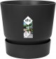 Elho 20cm Greenville Round Pot (Living Black)