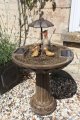 Smart Solar Umbrella Fountain - Duck Family - Bronze Effect