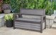 Keter Hudson 227L Storage Bench (Grey)