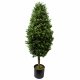 Leaf Design 120cm Buxus Ball Cone Artificial Tree UV Resistant Outdoor