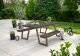 Norfolk Leisure Heydon Aluminium Wood Look Picnic Bench (Grey)