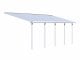 Palram-Canopia Olympia Patio Cover 3 x 7.3m White - Clear