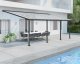 Palram-Canopia Olympia Patio Cover 3 x 9.71m Grey - Clear