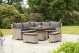 Willow Grand Rattan 10 Seat Casual Dining Set 2.3m with Firepit by Alexander Rose (Fawn/Truffle)