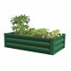 Panacea Metal Raised Garden Planter with Liner (Forest Green)