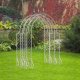 Panacea 3 Section Lattice Arbour with Connecting Pieces (White)
