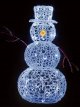 Premier 90cm Lit Soft Acrylic Snowman with 80 White LEDs