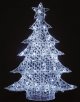 Premier 1m Lit Soft Acrylic Christmas Tree with 120 White LEDs