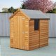 Shire Overlap 6x4 Value Dip Treated Garden Shed (With Window)