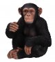 Vivid Arts Real Life Sitting Chimpanzee - Size B