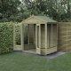 Forest Garden 6x4 Beckwood Apex Summerhouse with Double Door (Installation Included)