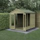 Forest Garden 6x8 Beckwood Apex Summerhouse with Double Door (Installation Included)