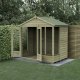 Forest Garden 7x5 Beckwood Apex Summerhouse with Double Door