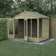 Forest Garden 8x6 Beckwood Apex Summerhouse with Double Door