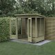 Forest Garden 6x4 Beckwood Pent Summerhouse with Double Door (Installation Included)