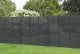 Forest Garden Contemporary Slatted Fence Panel - Anthracite Grey 1.8m x 1.81m