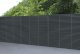 Forest Garden Contemporary Double Slatted Fence Panel - Anthracite Grey 1.8m x 1.8m