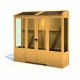 Shire 7x2 Holme Wooden Greenhouse with Double Door