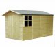 Shire 7 x 13 Jersey Shiplap Tongue and Groove Pressure Treated Garden Shed