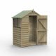 Forest Garden 5x3 4Life Overlap Pressure Treated Apex Shed