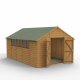 Forest Garden 10x15 Shiplap Dip Treated Apex Shed With Double Door