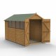 Forest Garden 6x10 Shiplap Dip Treated Apex Shed With Double Door
