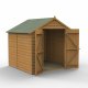 Forest Garden 7x7 Shiplap Dip Treated Apex Shed With Double Door (No Window)