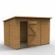 Forest Garden 10x6 Shiplap Dip Treated Pent Shed (No Window / Installation Included)