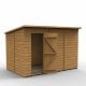 Forest Garden 10x6 Shiplap Dip Treated Pent Shed (No Window)