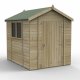 Timberdale 8x6 Tongue and Groove Pressure Treated Apex Wooden Garden Shed