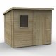 Timberdale 8x6 Tongue and Groove Pressure Treated Pent Shed (Installation Included)