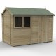 Timberdale 10x6 Tongue and Groove Pressure Treated Reverse Apex Wooden Garden Shed (Installation Included)