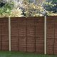 Forest Garden Pressure Treated Superlap Fence Panel (Brown)