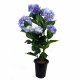 Leaf Design 90cm Artificial Hydrangea Plant Blue with 200 Flowers