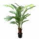 Leaf Design 110cm Artificial Areca Palm Tree Potted in Black Pot