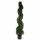 Leaf Design 120cm UV Resistant Artificial Boxwood Tree Spiral Topiary - 1058 leaves