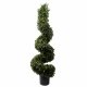 Leaf Design 120cm Sprial Boxwood Artificial Tree UV Resistant Outdoor