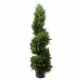 Leaf Design 120cm Sprial Cypress Artificial UV Resistant Outdoor Tree