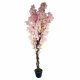 Leaf Design 150cm Artificial Pink Cherry Blossom Tree