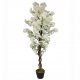 Leaf Design 150cm Artificial White Cherry Blossom Tree