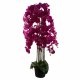 Leaf Design 150cm Giant Purple Orchid Artificial Plant (189 Flowers - Real Touch)